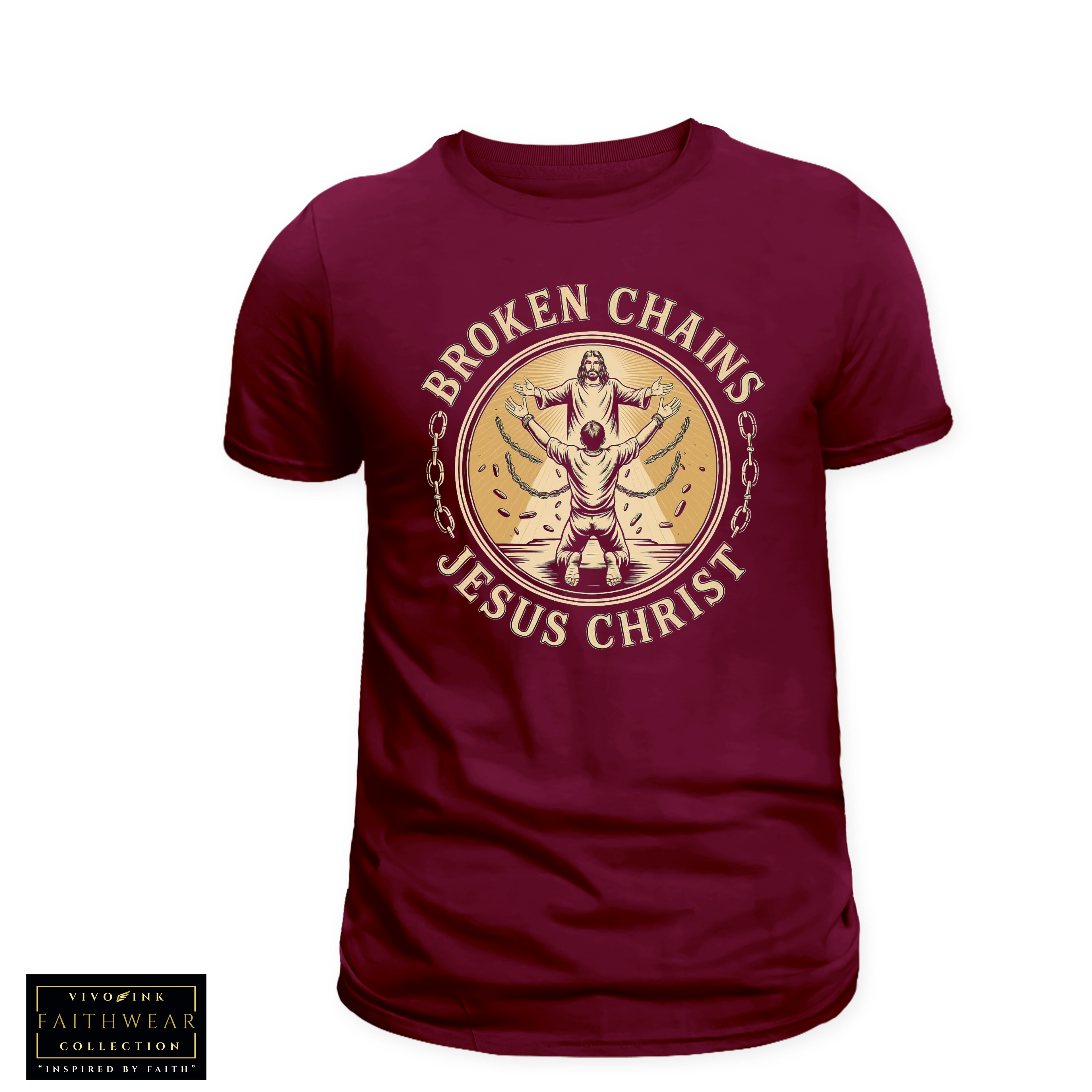 BROKEN CHAIN JESUS CHRIST SHIRTS