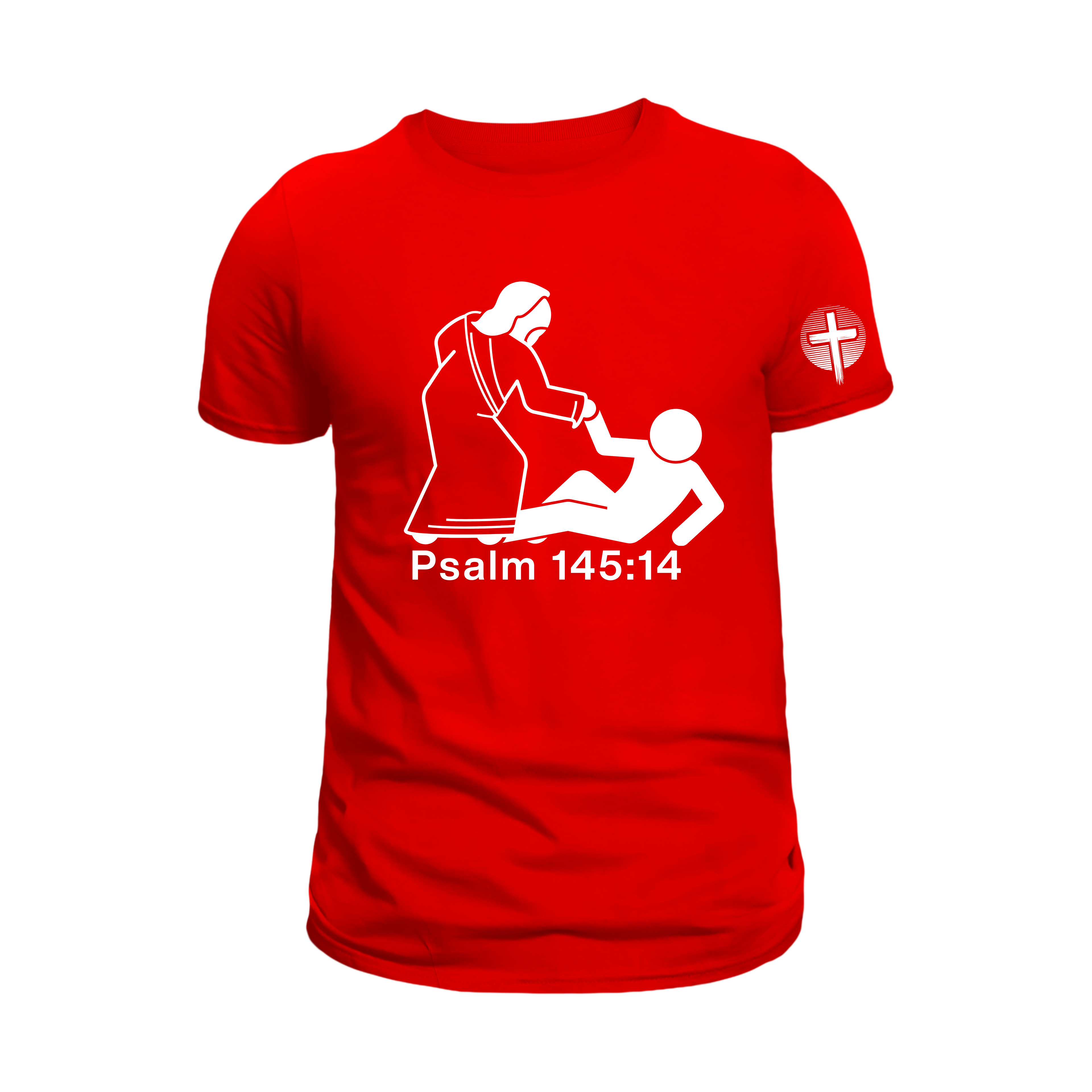 "He Lifts You Up" T-Shirt | A Tribute to Psalm 145:14