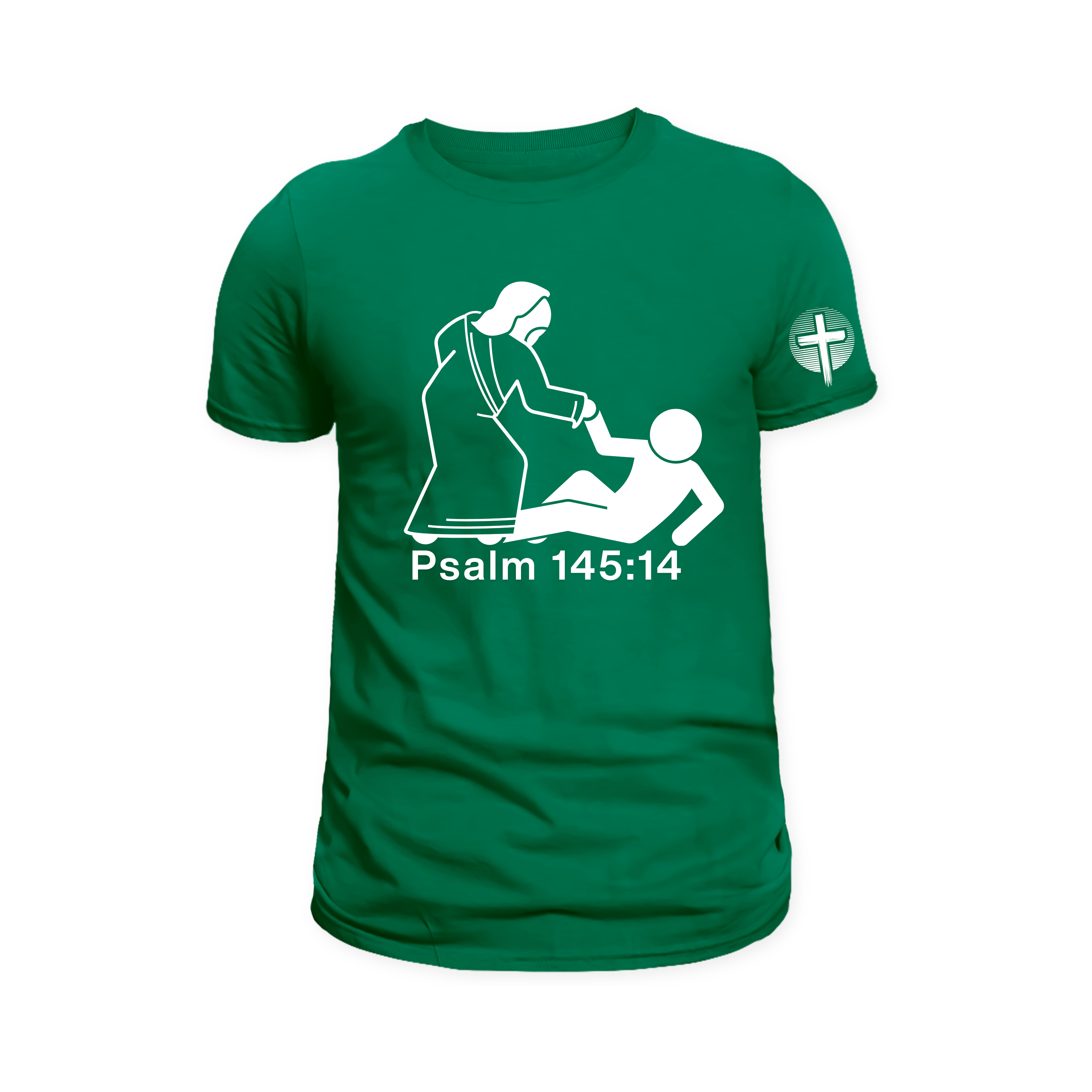 "He Lifts You Up" T-Shirt | A Tribute to Psalm 145:14