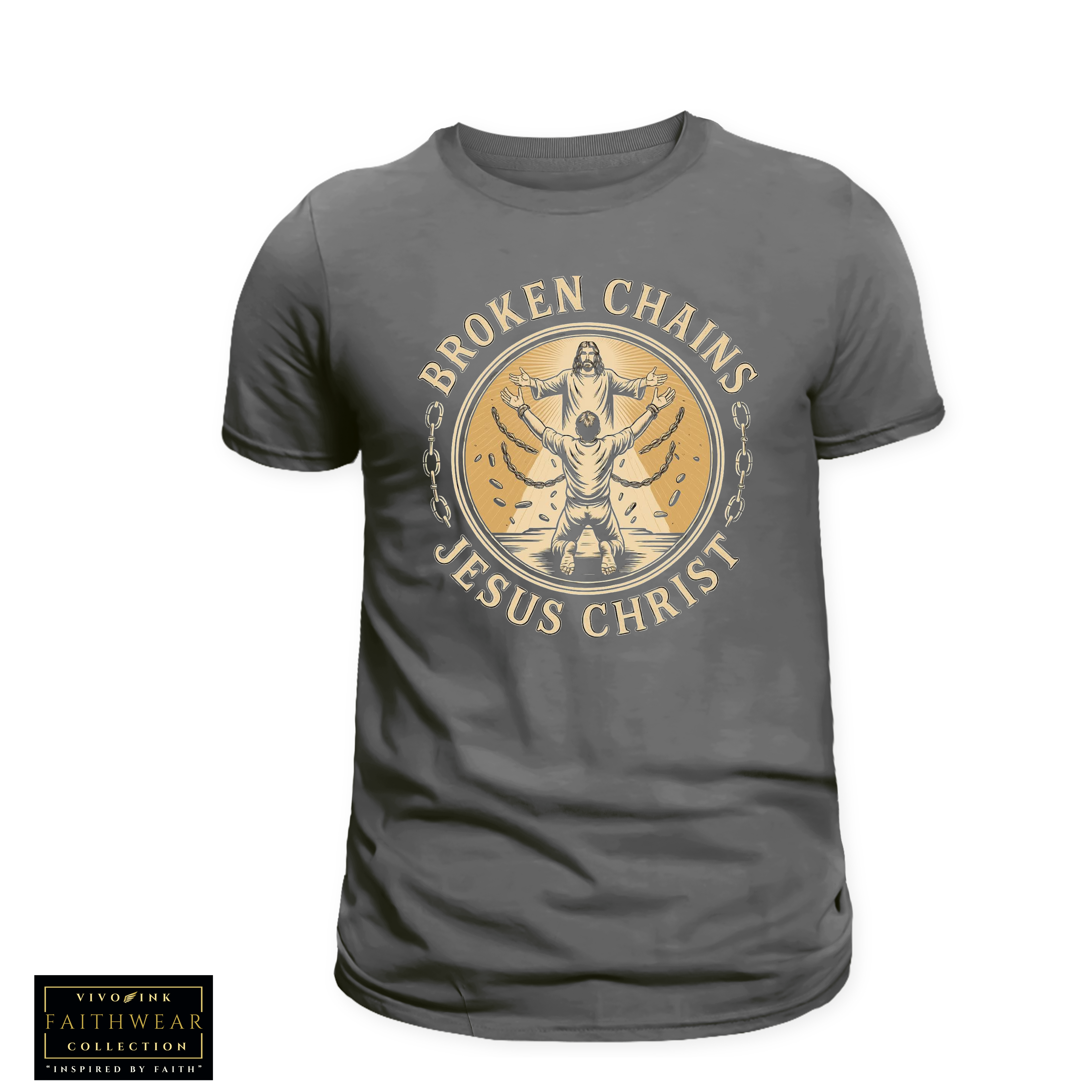 BROKEN CHAIN JESUS CHRIST SHIRTS