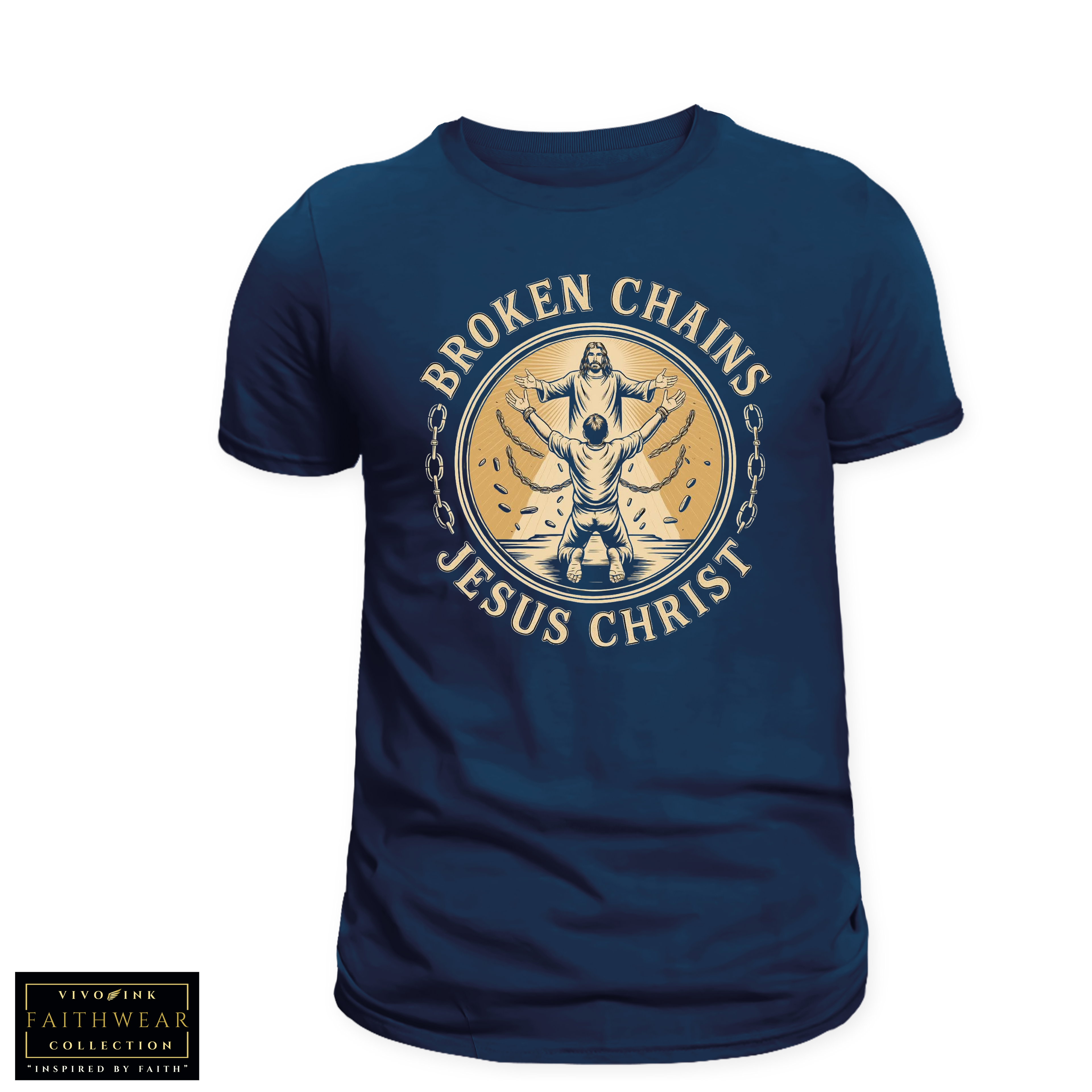 BROKEN CHAIN JESUS CHRIST SHIRTS