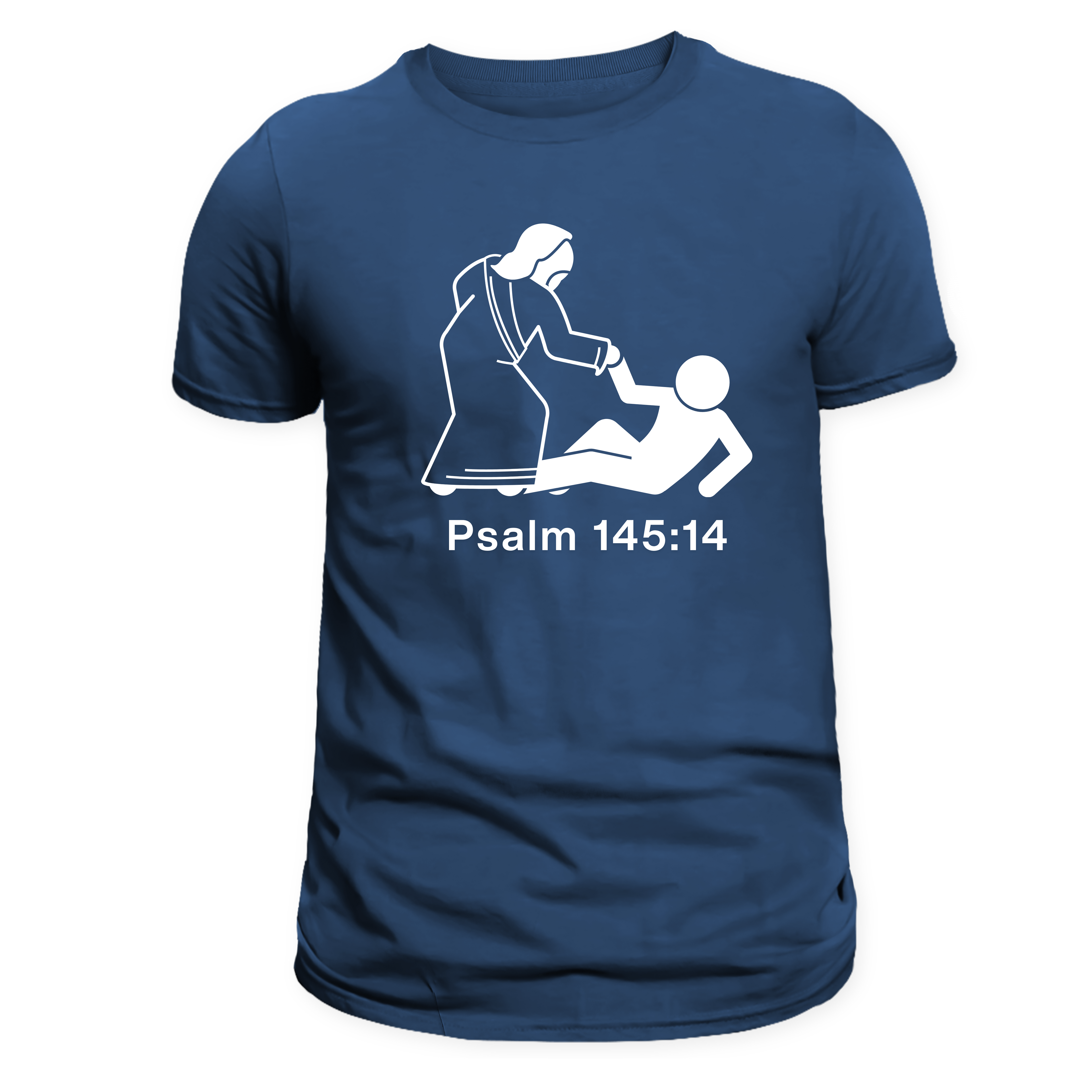 "He Lifts You Up" T-Shirt | A Tribute to Psalm 145:14