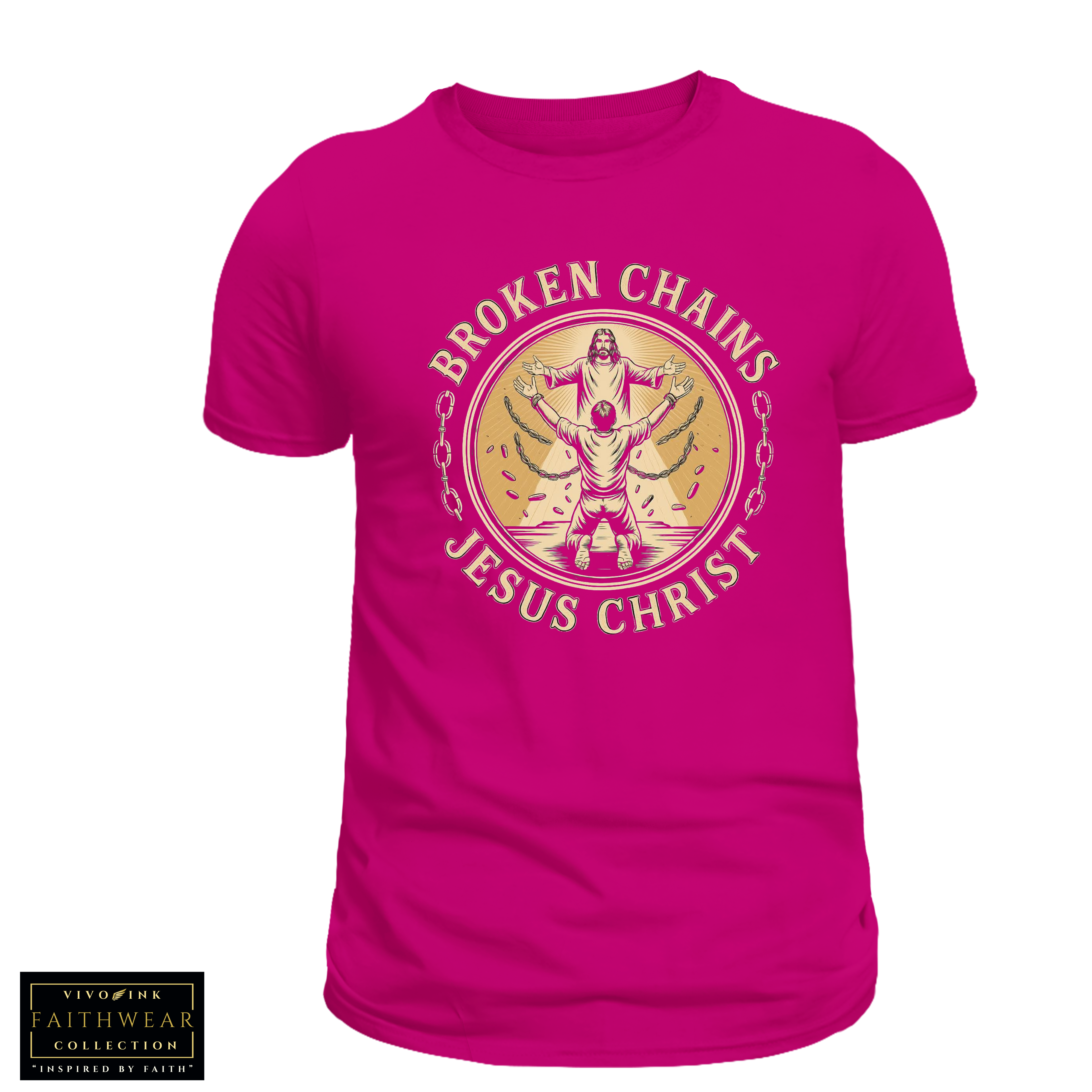 BROKEN CHAIN JESUS CHRIST SHIRTS