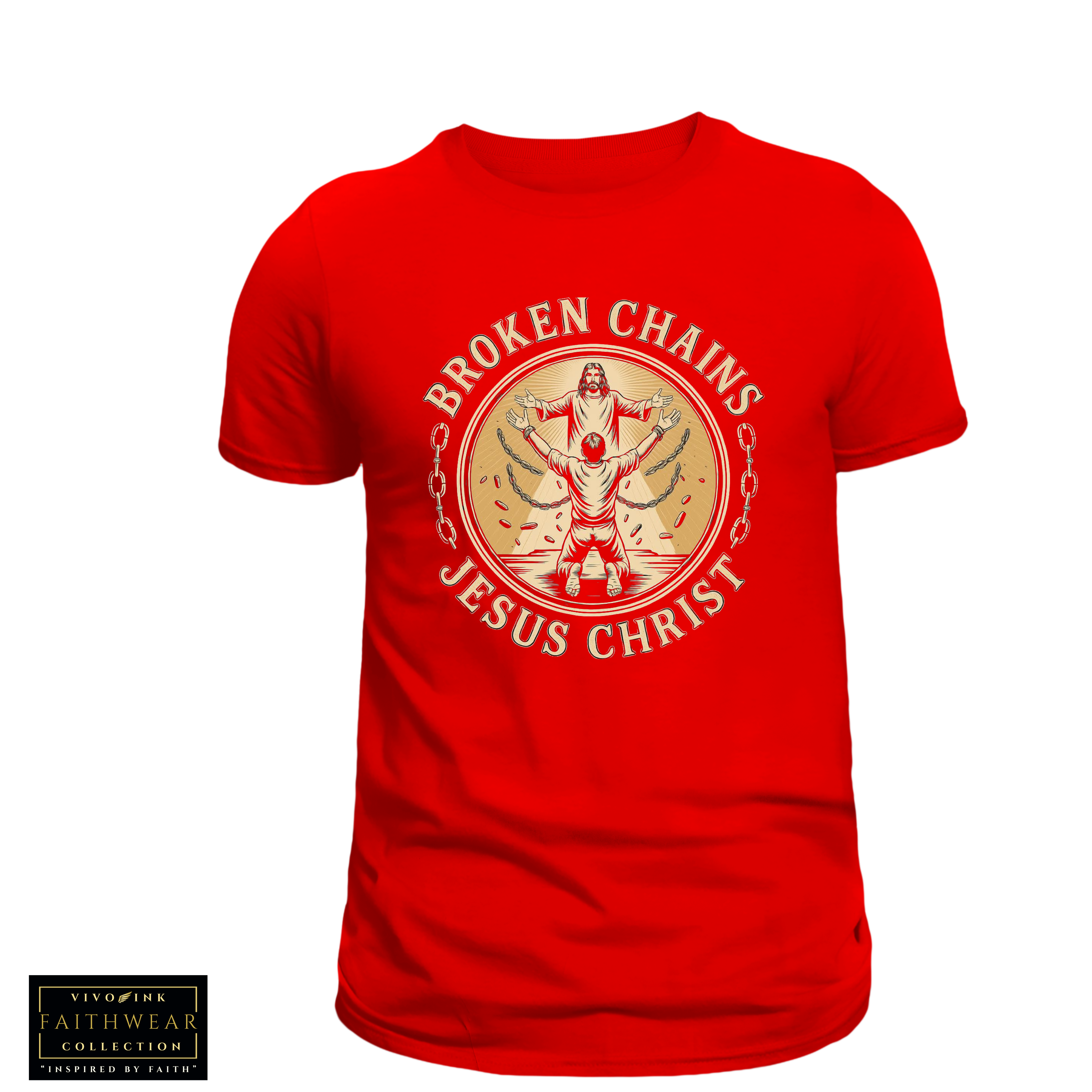 BROKEN CHAIN JESUS CHRIST SHIRTS