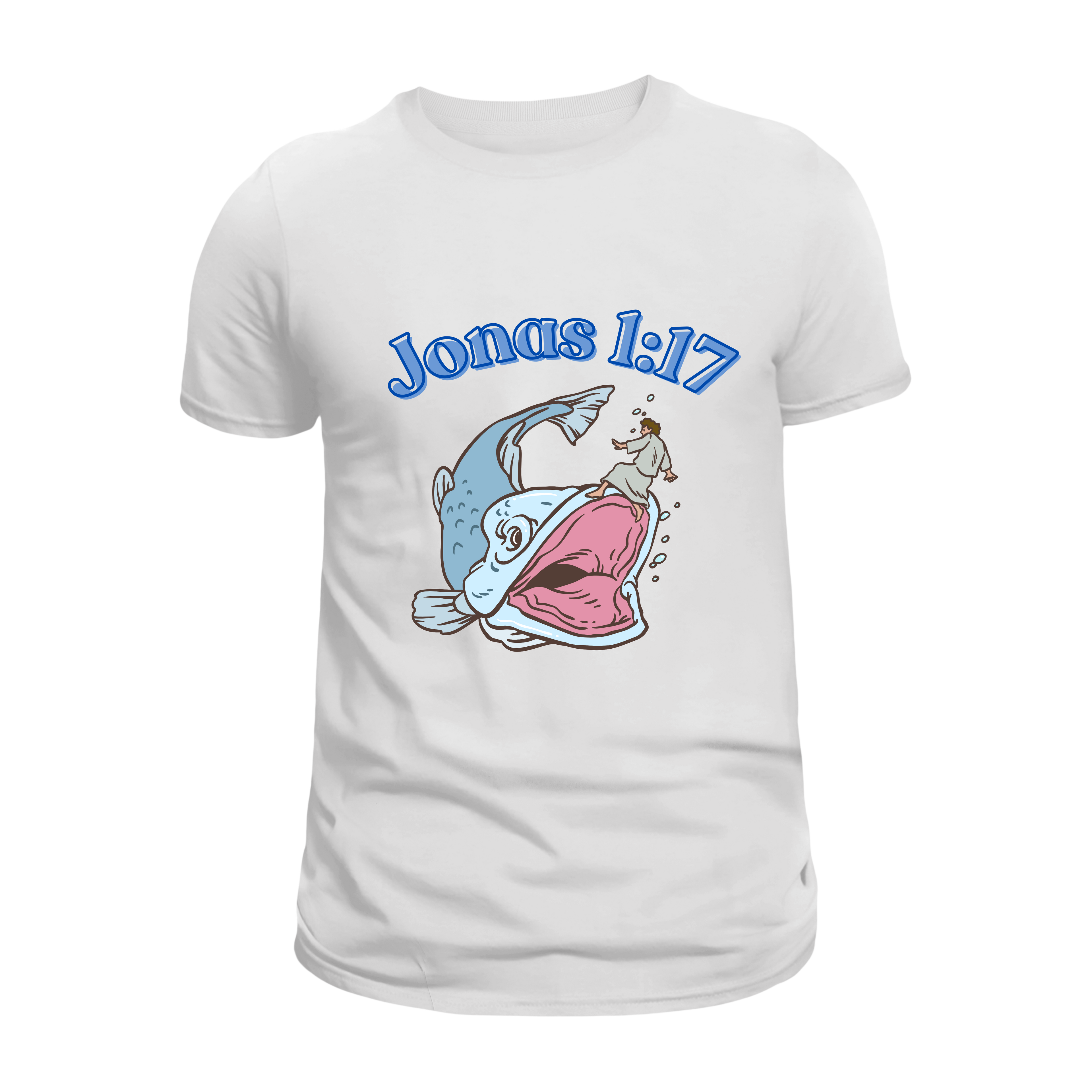“Jonas 1:17” Kids Christian Graphic T-Shirt – Fun Faith-Inspired Design