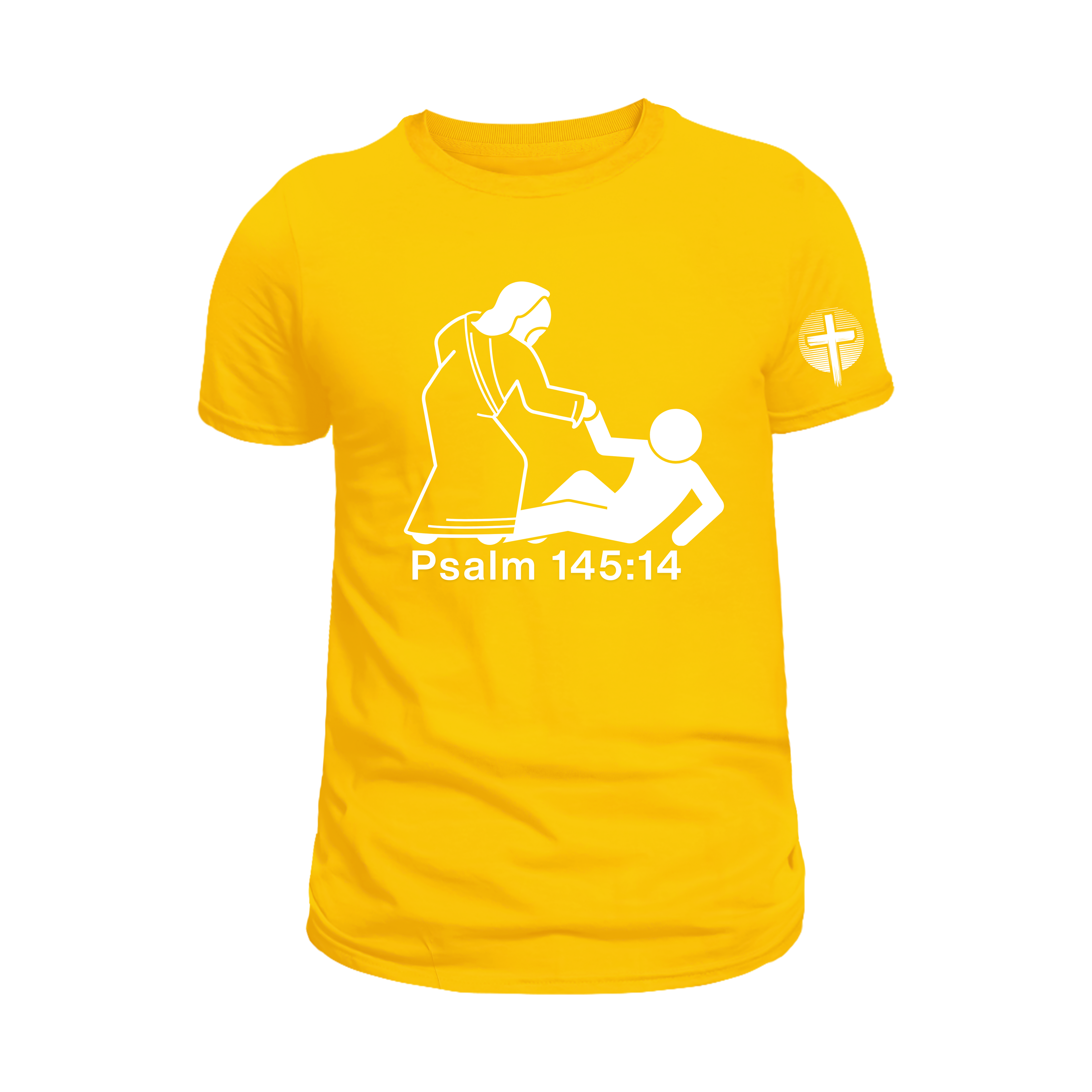 "He Lifts You Up" T-Shirt | A Tribute to Psalm 145:14