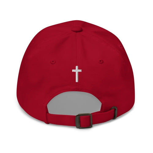 Embroidered Adjustable Baseball Cap - Grace Abounds - F/b