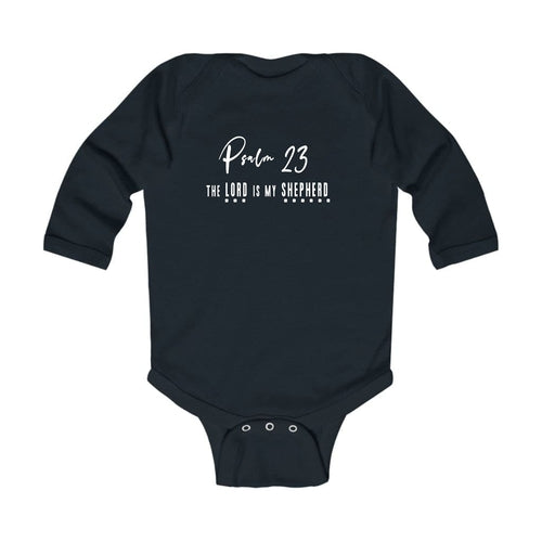 Infant Long Sleeve Graphic T-shirt - Psalm 23 the Lord is my Shepherd