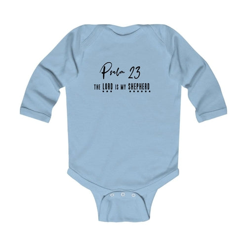 Infant Long Sleeve Graphic T-shirt Psalm 23 the Lord is my Shepherd