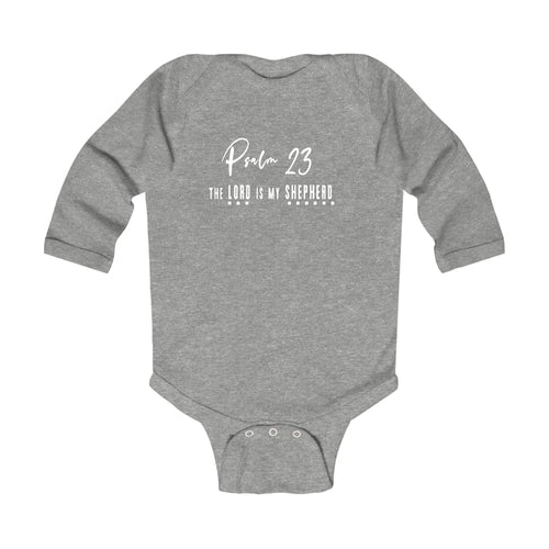 Infant Long Sleeve Graphic T-shirt - Psalm 23 the Lord is my Shepherd