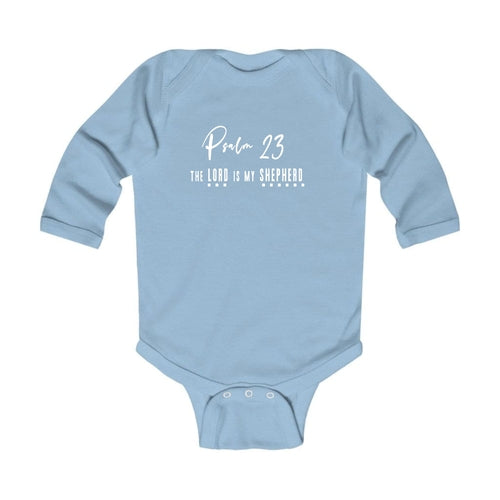 Infant Long Sleeve Graphic T-shirt - Psalm 23 the Lord is my Shepherd