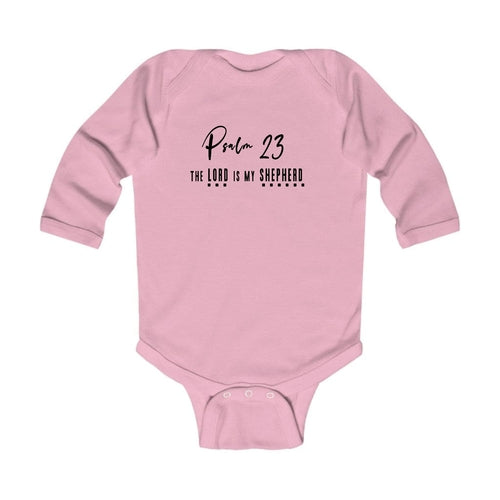 Infant Long Sleeve Graphic T-shirt Psalm 23 the Lord is my Shepherd