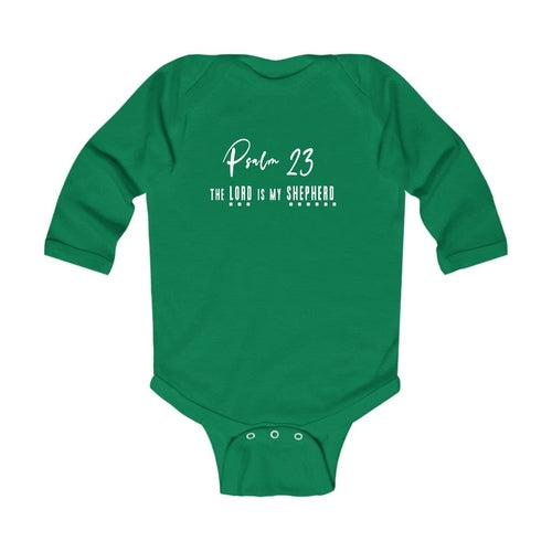 Infant Long Sleeve Graphic T-shirt - Psalm 23 the Lord is my Shepherd